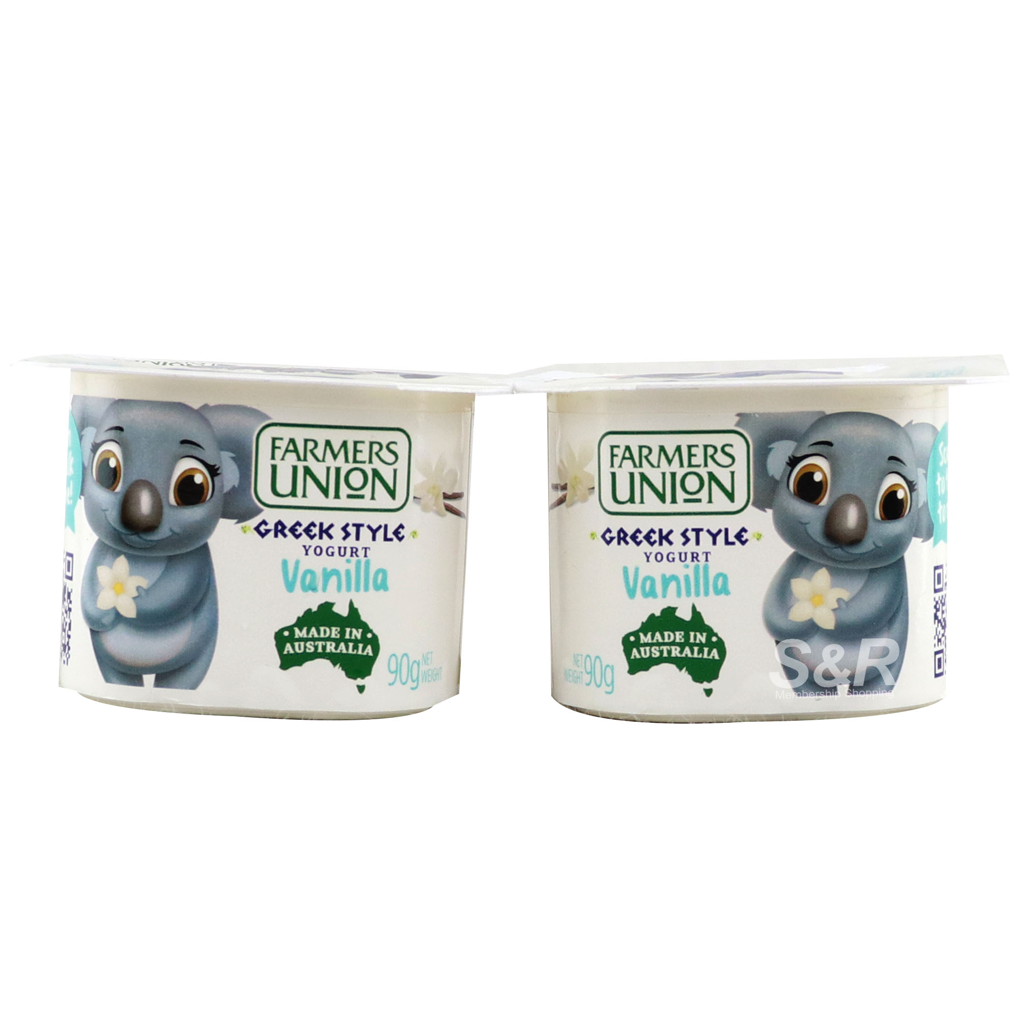 Farmers Union Greek Style Yogurt Vanilla 2pcs